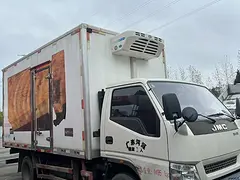 二手国五江铃顺达蓝牌4.2米冷藏车