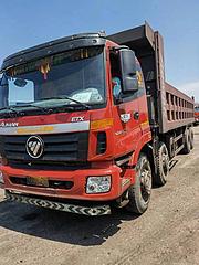 个人17年国四欧曼前四后八8.6米自卸车 手续齐全