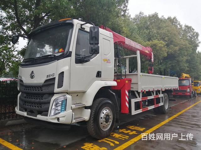 吐鲁番国六柳汽单桥8吨随车吊 厂家直销 可分期的图片