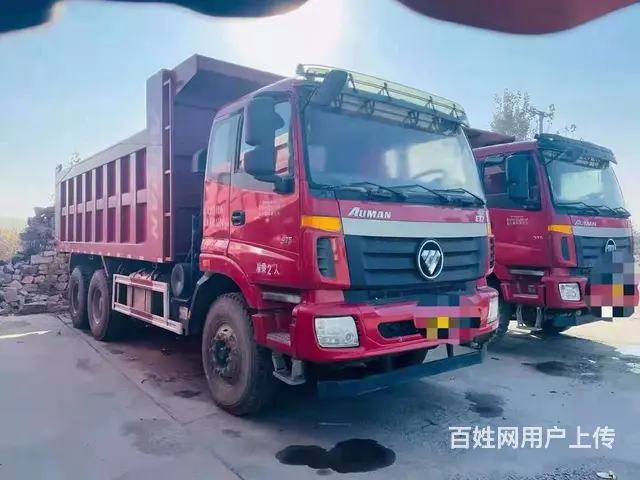 出售两台18年的欧曼后八轮。带着全保险。的图片