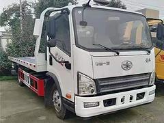 定州解放一拖二清障车 全落地拖车 清障车生产厂家