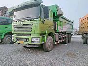 18年二手德龙自卸车5.6米U型环保大箱375马力