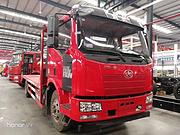 厂家直销解放拖板车 拖150挖机平板拖车 可分期