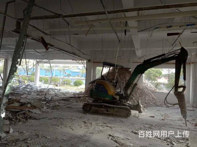 【图 大岭山大中小型挖掘机出租,专业拆房拆楼 东莞大岭山租车