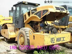 路通振动压路机出售【质量放心】二手洛建20吨压路机
