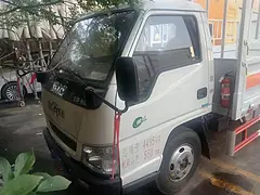 江铃蓝牌二手拉气体专用货车价格可以小刀