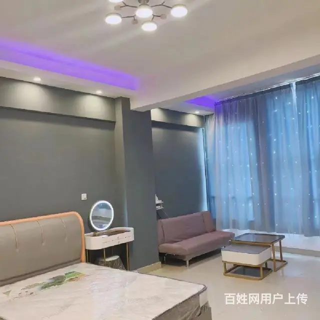 压一付一国际大酒店附近国际商务大厦全新居家装修拎包入住带宽带的图片