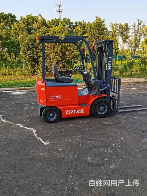 品牌二手2吨3吨新能源电动叉车,二手合力叉车包邮的图片