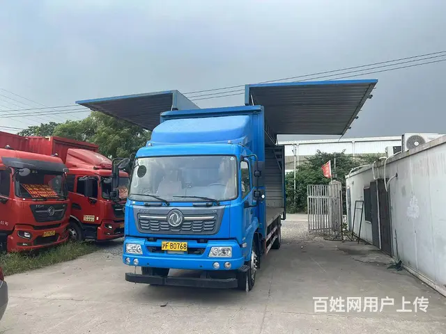 东风天锦6.8米电动双飞翼180马力国五 价格便宜的图片