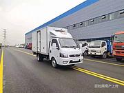 五十铃双排物流冷藏车厂家价格补贴活动中