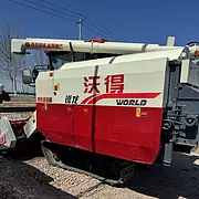 低价出售22年二手沃得收割机，履带式精品收割机