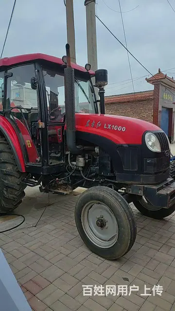 东方红LX100带旋耕机的图片
