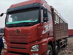 二手高栏货车，19年5月的解放JH6前四后八