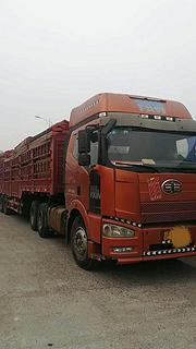 10年8月解放 350半挂车 高栏 车况好挂一般