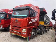 三年 解放JH6 半挂直顶自卸车 460马力 国5