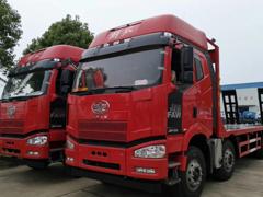 萍乡　厂家直销解放前四后八平板拖车 拖35吨挖机