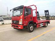 大运蓝牌国5挖机平板运输车 价格美丽1.98可提车