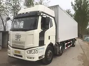 出售精品16年7月解放9.6米厢式货车 手续齐全