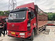 盐城低价转让2017年6月解放高栏货车 动力强劲