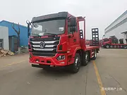 运城东风小三轴挖机拖板车 拖150挖机不超载的拖板车多少钱