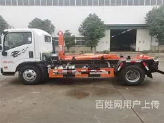 舟山厂家低价处理3方5方6方蓝牌钩臂式垃圾车