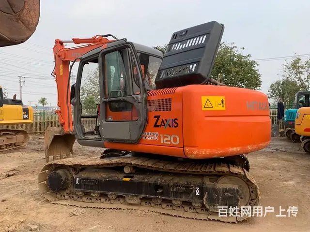 出售原装进口二手挖掘机日立120手续全质量保证包送的图片