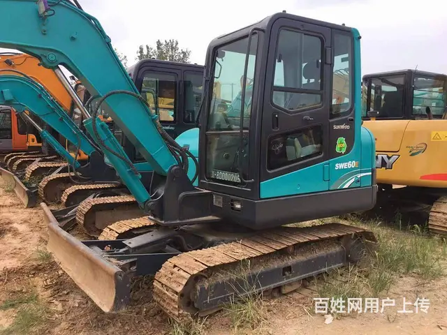 本地二手挖掘机山河60挖掘机纯土方挖机的图片