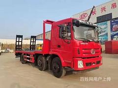 运城三环三轴平板运输车150挖掘机平板车多少钱