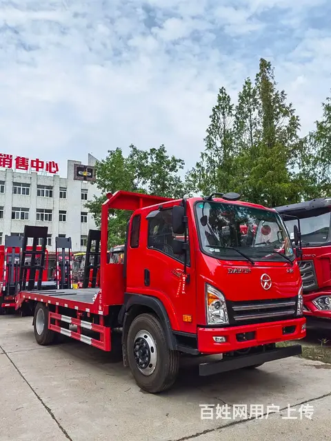 大运小黄牌平板运输车 图片配置报价参数的图片