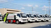 安阳福田小卡压缩垃圾车价格 密封可靠4.5方蓝牌包上牌