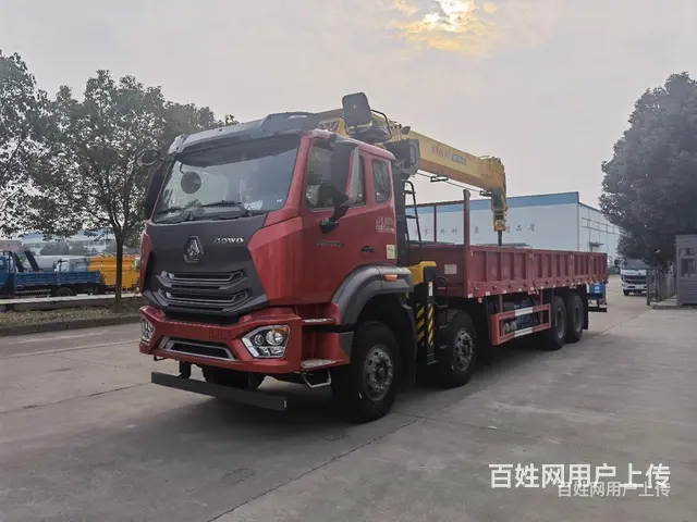 豪沃四桥潍柴350海沃14吨国六随车吊 二节臂单出的图片