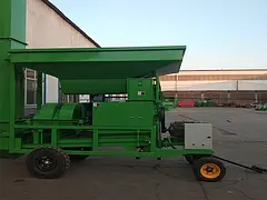 漯河干鲜玉米剥皮脱粒一体机 柴油机动力液压提料器w