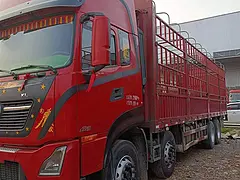 个人急售东风天龙9.6米高栏车,价格不高