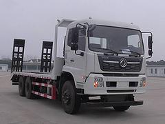 东风天锦后双桥平板车拉200 220挖机拖板车图片