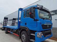 重汽豪沃TX单桥挖机拖车 挖机板车 上户无忧