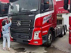 低价出售三一牵引车550马力双驱轻体潍柴发动机