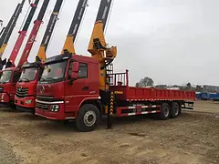 东风华神F5后八轮海沃12吨随车吊