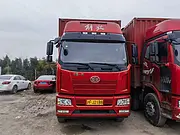 出售21年6月9米6解放厢式货车245马力，车况好
