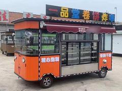 厂家定制小吃车，美食电动餐车，炸串车，冷饮车