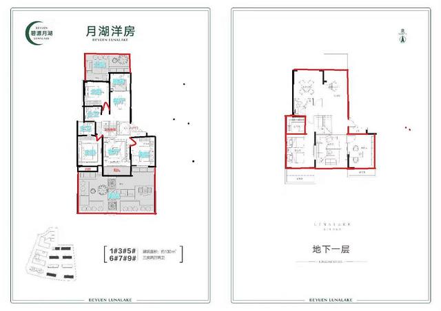 碧源月湖瑞园一层下沉复式 送院 普通住宅 毛坯房