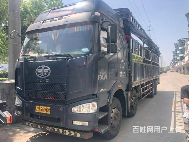 太仓出售一台16年11月350马力解放高栏精品车