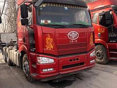 低价出售二手解放牵引车 锡柴420马力国五双驱轻体