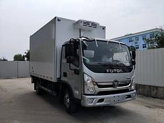 福田国六冷藏车，4.2米蓝牌冷藏车