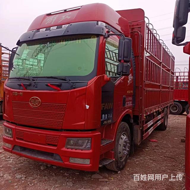出售解放J6L高栏车，6.8米带全保-险的图片