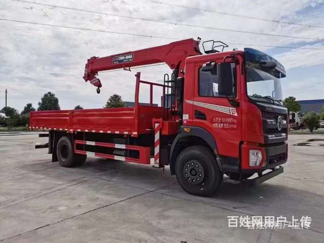 解放单排6.1米车厢古河8吨随车吊分期付款的图片