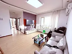 新湖国际一期，电梯河景房，南北2室80平，家电家具齐全拎包住