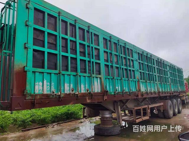 二手13米花篮侧翻半挂车 重型大载车现车出售