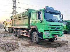 转让重型二手豪沃自卸车5.8米环保渣土车国五18年