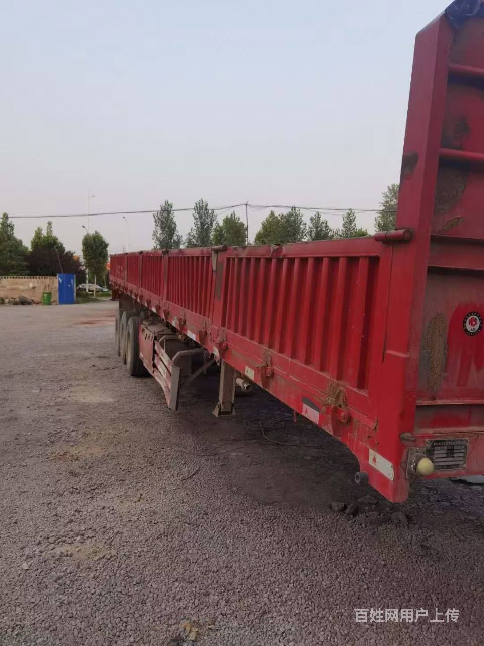 13米标箱侧翻半挂车 富华桥 原车手续 整车出售
