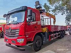 东风D3后八轮货箱8.3米12吨随车吊可送车上门